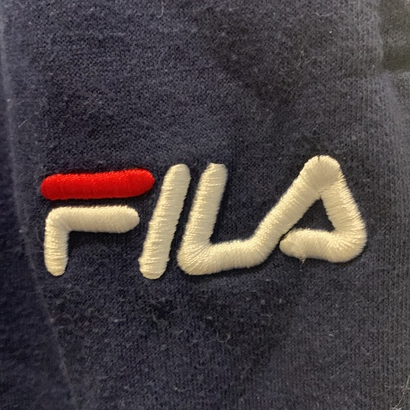 dark blue fila sweatpants - Picture 2 of 4